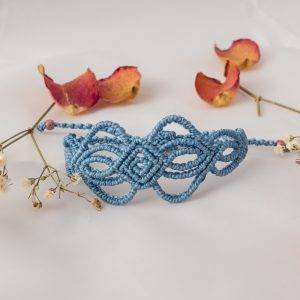 Bracciale "Parallax" Celeste