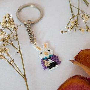 Portachiavi Bianconiglio Alice nel Paese delle Meraviglie