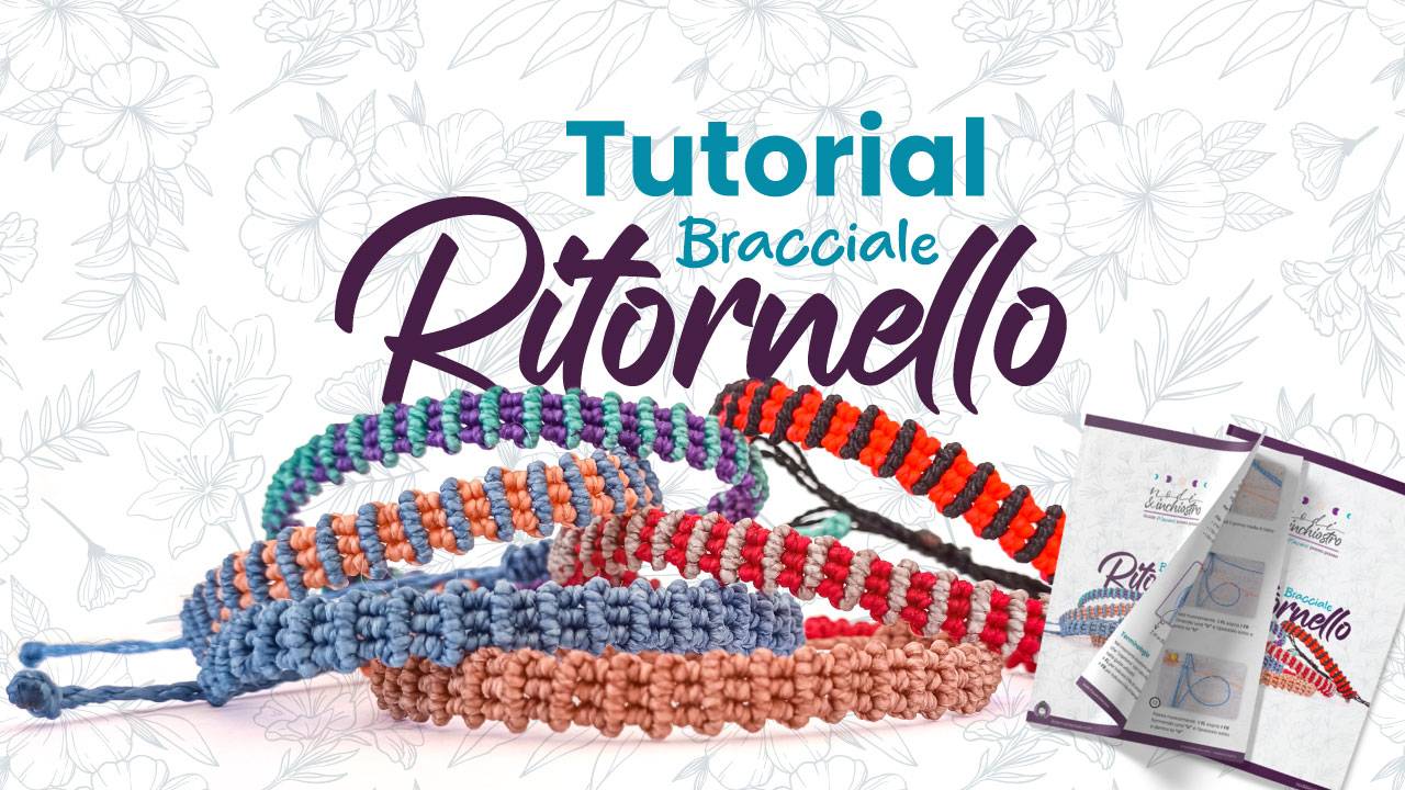 tutorial gratuito bracciale macramè