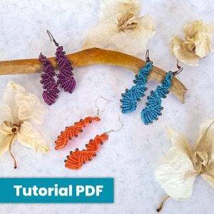 Tutorial orecchini macramè Sashimi